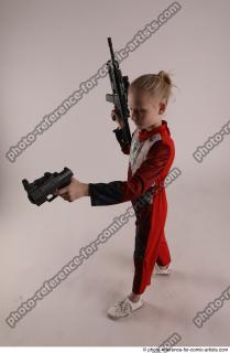 DENISA WITH TWO GUNS